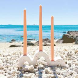 Handmade Wave Candle Holder For Taper Candlestick Modern Minimalistic Nordic Home D??cor Cozy Night Table Setting Elegant Wedding Decoration - thumbnail 3
