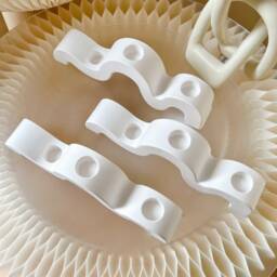 Handmade Wave Candle Holder For Taper Candlestick Modern Minimalistic Nordic Home D??cor Cozy Night Table Setting Elegant Wedding Decoration - thumbnail 2