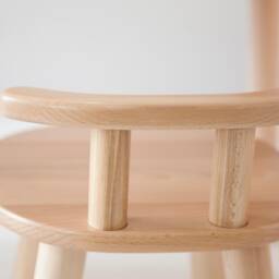 Smooth & Carefully Polished Table Chairs Set, Rounded Edges, Plastic-Free Montessori Furniture - thumbnail 3