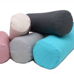 Bolster Linen Case With Zipper. Neckroll Zip-Off Cover. Zippered For Round Pillow. For Soft Bolsters. Any Size.custom Order - thumbnail 2