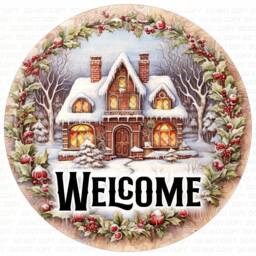 Christmas Welcome Wreath Sign, Merry Xmas Merry Xmas Wreath, Christmas Door Sign - thumbnail 2