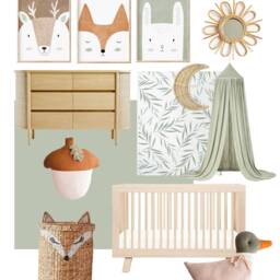 Woodland Art Prints, Nursery Decor, Animals Print, For Kids Room, Art, Prints - thumbnail 3