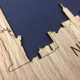 City Skyline Picture Frame 8x10 Photo, Traveler Gift - thumbnail 3
