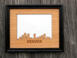 City Skyline Picture Frame 8x10 Photo, Traveler Gift - thumbnail 1