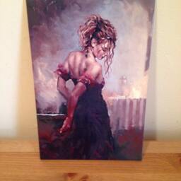 Lonely in Paris Ceramic Tile Wall Art, Glossy Finish - 8x12 - thumbnail 3