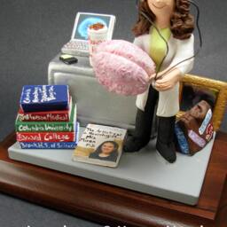 Personalized Neurologist's Gift, Custom Made Doctor's Figurine - Neurology Graduation Gift Neurosurgery Brain - thumbnail 2