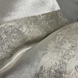 Luxury Striped Marble Cushion Cover - Pillow Designer Fabric Handmade Double Sided Beige Grey Home Decor - thumbnail 3
