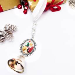Memorial Ornament With Photo, Custom Ornament, Christmas in Heaven, Photo Bauble, Gift, Remembrance Ornament - thumbnail 2