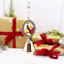 Memorial Ornament With Photo, Custom Ornament, Christmas in Heaven, Photo Bauble, Gift, Remembrance Ornament - thumbnail 1