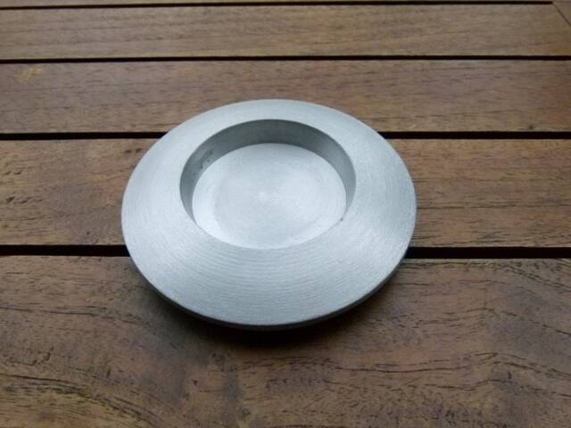 Candlestick Silver Matt Candles 26.5 X 5 cm - image 1