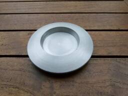 Candlestick Silver Matt Candles 26.5 X 5 cm