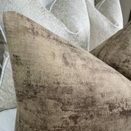 Gold Copper Cushion Cover, Bolster Pillow Throw Cover Perfect For Brown Interior, Designer Prestigious Textile Caesar Sienna - thumbnail 2