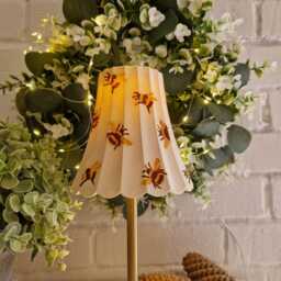 Cordless Touch Lamp. Emma Bridgewater Inspired Red/Pink Hearts Usb Rechargeable Other Designs Available - thumbnail 2