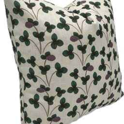 Ottoline Chintz Constance Green & Lilac Cushion Cover Pillow Double Sided - thumbnail 2