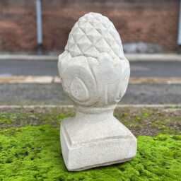 Concrete Acorn Sculpture Stone Autumn Figurine Outdoor Decor Handmade Ornament Acorn Lover Gift Yard Art Garden & Home Statue - thumbnail 3