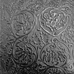 Genuine Leather Counter Bar Stools Featuring A Unique Embossed Pattern - C - Gl - thumbnail 4