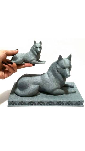 Dragon Age Veilguard Giant Fen'harel Statue - Wolf Statue Inquisition - image 1