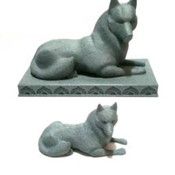 Dragon Age Veilguard Giant Fen'harel Statue - Wolf Statue Inquisition - thumbnail 3