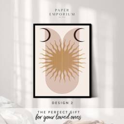 stylish Boho D??cor Prints, Classic Colours, Custom Colour Print - Home, Kitchen, Bathroom Decor, Modern , Bedroom Print, Decor - thumbnail 1