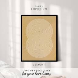 stylish Boho D??cor Prints, Classic Colours, Custom Colour Print - Home, Kitchen, Bathroom Decor, Modern , Bedroom Print, Decor - thumbnail 2