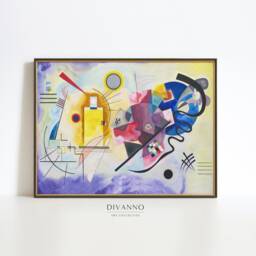 Kandinsky Abstract Art Print, Geometric Contemporary Wall Art, Mid-Century Modern Home Decor, Gallery Bauhaus Style Poster, Printable - thumbnail 2
