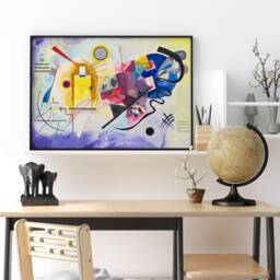 Kandinsky Abstract Art Print, Geometric Contemporary Wall Art, Mid-Century Modern Home Decor, Gallery Bauhaus Style Poster, Printable - thumbnail 3