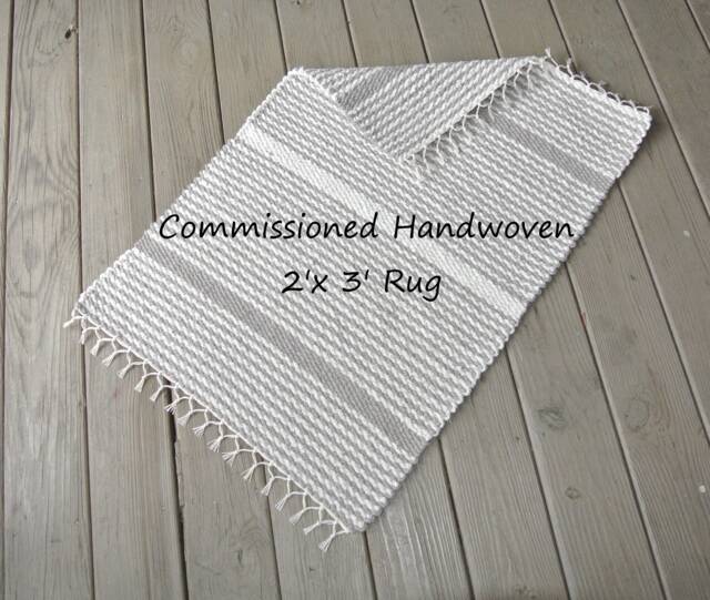 Hand Woven Rug - 2' X 3' Made To Order, Custom, Commissioned Rug - image 1