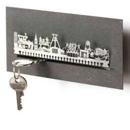 Bochum Skyline Key Rack - Stylish Souvenir Gift, Cityscape Design - thumbnail 1