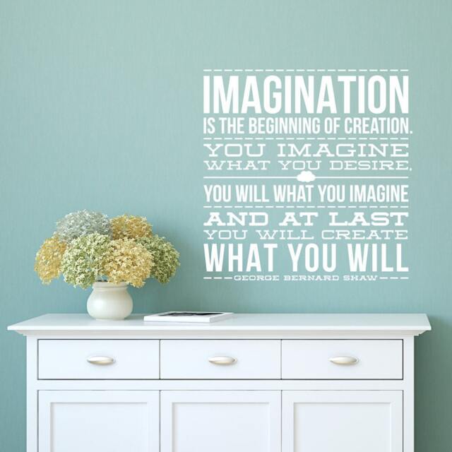 George Bernard Shaw Quote Vinyl Wall Decal - Inspirational Office Decor - image 1