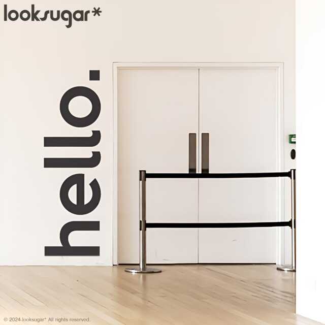 Hello Wall Decal - Removable Sticker Quote Door Welcome Sign Lswd-0157 - image 1