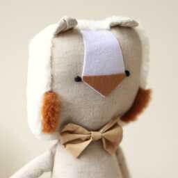 Personalised Cotton Lion Soft Toy - Custom Name Keepsake - thumbnail 4