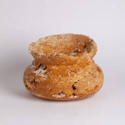 Unique Orange Travertine Vase/One-Of-A-Kind Centerpiece Home Decoration Marble Accessories Gift - thumbnail 1