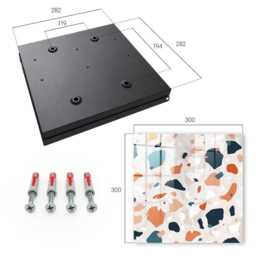 Colorful Chaos Wall Mounted Key Cabinet, Orange Industrial Box, Abstract Abstraction, For Lovers Of Modern Design - thumbnail 4