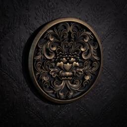 Eugenia - Victorian Style Wall Plaque - Gothic Home Decor Gallery By The Blackened Teeth - thumbnail 2