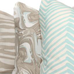 Tan Zebra Linen Pillow Cover Kravet Kate Spade Mona Fabric 18x18 Rts - thumbnail 2