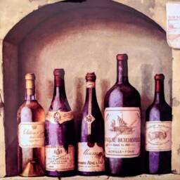 "Wine Bar Ceramic Wall Art Tile, 8"" By 12" - thumbnail 3