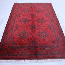 3x5 Ft Khal Mohammedi Bukhara Afghan Handmade Rug, Genuine New Area Turkmen Oriental Geometric Living Room D??cor Office Rug - thumbnail 2