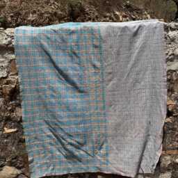 Persian Kantha Quilt, Digital Floral Print Cotton Throw, Lightweight Bedspread Blanket - thumbnail 4