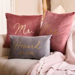 Personalised Couples Cushion Set