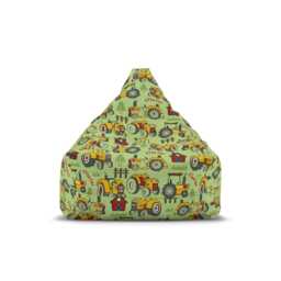 Tractor Farm Bean Bag Kids Bean Bag Chair Cover Gifts For Kids Him Her - thumbnail 1