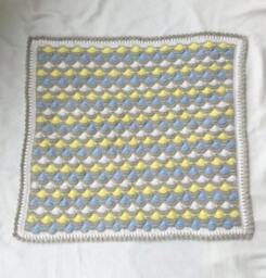 Crochet Baby Boy Blanket PDF Pattern Bubbles Afghan Original Design - thumbnail 3