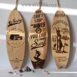 Surfboard Wall Art Aloha Sign, Surfer Gift - thumbnail 2