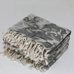 Shade Of Grey Beach Towel, Turkish Fouta, Fashion House, Beach Sauna Luxury Peshtemal, Hamam - thumbnail 4