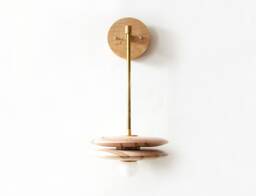 Ambrosia Maple & Brass Eclectic Wall Fixture Light Spalted Kitchen Sconce Lamp Vanity Foyer Lighting