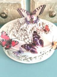 Ten Natural British Butterfly Home Decorations Self Adhesive - thumbnail 1