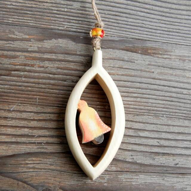 Tears With Bell Wooden Wall Window Decoration Ornament - image 1
