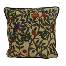 William Morris - Kelmscott Tree Woad/Wine Classic English Designer Cushion Cover Luxury Throw Pillow Handmade Home Decor - thumbnail 2