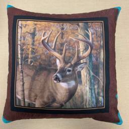 Set Of 4 Cushion Covers With Stags - 39550-Cush - thumbnail 3