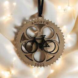 Customized Cycling Ornament - Custom Christmas Bike Cyclist Personalized Biker - thumbnail 2
