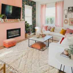 Hand Tufted White Moroccan Rug, Chevron Pattern Berber Shag Rug Large Area Zig Zag Beni Ourain Carpet - thumbnail 4